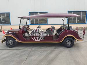 Coche de turismo escénico de cuatro ruedas eléctrico de coche vintage de garantía de calidad para bodas con sistema de música - Product Image 2