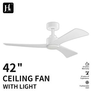 Ventilador de Techo Moderno de 52'' con Conversión de Frecuencia para Decoración de Interiores - 6 Velocidades Ajustables, Sin Luces, Electrodoméstico Elegante para el Hogar - Product Image 2