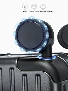 <span class=keywords><strong>Valise</strong></span> cabine 20'' de luxe à ouverture frontale, coque rigide, avec porte-gobelet et <span class=keywords><strong>roulettes</strong></span> pivotantes pour les voyages - Product Image 5