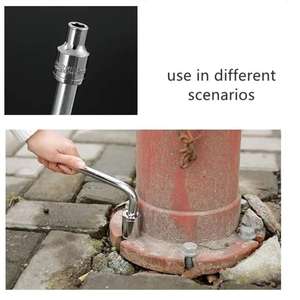 <span class=keywords><strong>Moins</strong></span> <span class=keywords><strong>cher</strong></span> prix 10 pièces/ensemble clé jeu de douilles combinaison trousse à outils voiture pneu Auto réparation outils - Product Image 4