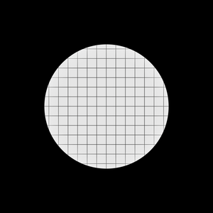 Meilleurs papiers filtrants à grille de choix Composant de membrane maillé à haute efficacité d'élimination des bactéries de 37mm pour le comptage des particules - Product Image 1