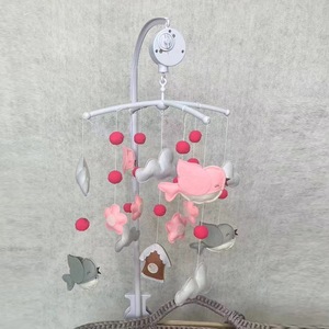 Simpatica nuvola Baby culla peluche sensoriale ciondolo dentizione camera regolabile per bambini culla per bambini giocattoli appesi rotanti - Product Image 5