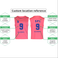 Meilleur prix pour les gilets d'entraînement personnalisés de basketball et de football, gilets de football de haute qualité