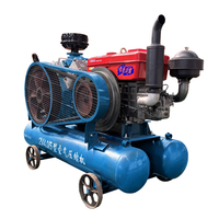 Compresseur d'air minier à économie d'énergie bleu 2v-4.0/5 8Bar avec pompe à tête de piston