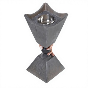 Luxury Epoxy Resin Crafted Wooden <b>Sandalwood</b> Burner Modern Arabic Mubkhar Design Religious Eco-Friendly Natural <b>Incense</b> <b>Incense</b> - Product Image 1