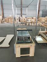 Table de Pilates 3 en 1 en bois de chêne massif haut de gamme, Reformer Cadillac Trapeze, équipement professionnel de fitness et de yoga pour studio commercial