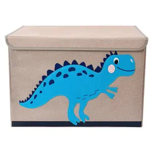 Dieren Dinosaurus Opvouwbare Grote Kids Speelgoeddoos Borst Opbergdoos Speelgoeddoos Kist Met Fliptop Deksel