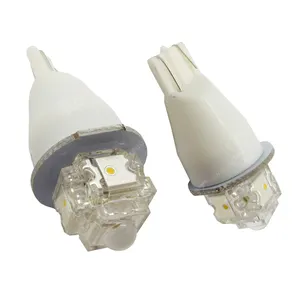 Lampu led pinball DC/AC12-13V 6000K T15 921 #906 bir Wedge lampu led mesin permainan Pinball dengan 5 * Piranha led