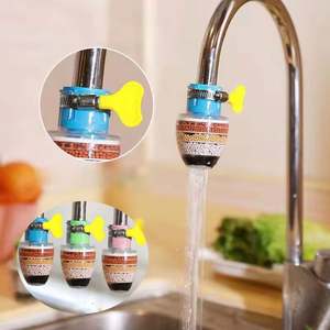 Free Universal <b>Kitchen</b> Splash-proof Mini Best Water Tap Purifier 5 Layer Faucet Filter Free Spare Parts OEM ABS Support Manual - Product Image 3