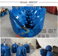 Forage d'eau géothermique à gaz de pétrole grande taille 12 1/4 16 20 24 22 26 pouces IADC537 637 737 Tci Tricone Hard Rock Drills Bit