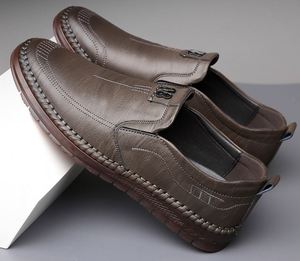 Zapatos de Conducir para Hombre 2026, para Todas las Estaciones, Casuales de Negocios, con Cordones, Suela de Goma Suave, Mocasines de Cuero, Tendencia de Moda, Ligeros, Estilo Papá - Product Image 4