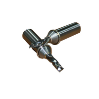 Brocas de enrutador en espiral de compresión CNC, hoja compuesta de carburo TCT para corte ascendente y descendente, soporte ODM personalizado