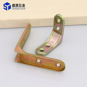 Shengyuan Thickened Iron Angle Bracket 90 Degree Plated Furniture Connection Support Shelf Bracket - Product Image 1
