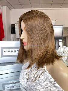 Parrucca Ebraica 2026 Slavic Luxury in Capelli Vergini con Pizzo HD per Donne, Colore Marrone, Personalizzabile - Product Image 1