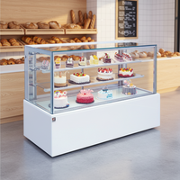 Vitrine de présentation de gâteaux verticale pour boulangerie, vitrine de présentation pour supermarché, réfrigérateur de présentation de gâteaux