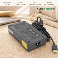 Chargeur d'ordinateur portable 170W compatible OEM à 100%, adaptateur d'alimentation de remplacement 20V 8.5A avec garantie d'un an pour ordinateur portable