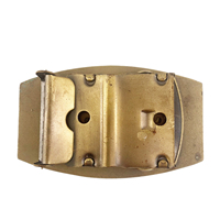 Boucles de ceinture en métal durables avec logo personnalisé Cowboys, plaquées nickel/or, boucle à ardillon pour hommes