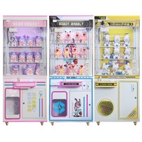 Machine de jeu pour adultes, grande grue à pinces commerciale à monnayeur pour attraper les peluches, équipement de distribution pour centres commerciaux, salles de jeux et parcs d'attractions
