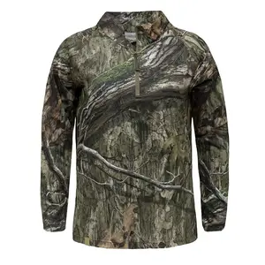 Warm Fleece Fabric Camouflage Reflective Hunting Jacket Hunting Wear Hunting Clothes