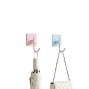 Crochets adhésifs modernes à forte capacité de charge pour rangement de cuisine, salle de bain, porte, installation facile, lot de 10 - Product Image 1