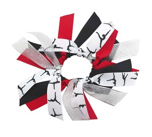 Chouchou en ruban pour les cheveux, paintball, filet pour queue de cheval, accessoire de gymnastique, 30 cm