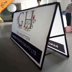 ป้ายแบนเนอร์แบบตั้งพื้นขนาด 1x2 เมตร แนวนอน สำหรับใช้งานกลางแจ้ง - Product Image 5