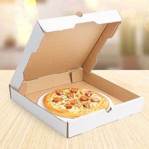 Furui Venta caliente Ecológico 10/11/12/13/15/16 \ "e-flauta Papel corrugado Caja de <span class=keywords><strong>pizza</strong></span> para comida para llevar Impresión de laminación brillante - Product Image 5