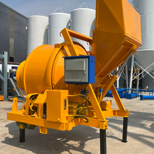 Jzc500 Mobiele Betonmixer Met Pomp Vaste Klaar Gemengde Cementmixer Aggregaat Betonmenginstallatie Te Koop - Product Image 1