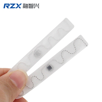Etiqueta RFID UHF para Lavandería, ISO18000 6C 860 a 960MHz, Lavable en MRI, NXP UCODE 9, Tejida en Textil, para Ropa de Cama