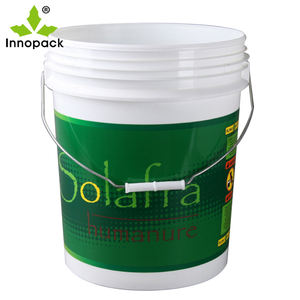 Seau en plastique Support personnalisation Haute qualité Bonne étanchéité Usine prix de gros Seau en plastique 18L - Product Image 2