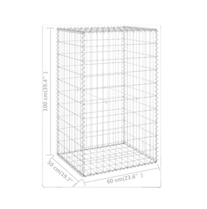 A lungo termine utilizzando la scatola del rivestimento della parete del gabbione dell'acciaio inossidabile - Product Image 1