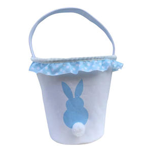 Bolsas de Regalo de Lona de Alta Calidad para Pascua con Cola de Conejo Esponjosa, Decoraciones para Fiestas, Lindas Bolsas de Lona para la Búsqueda de Huevos de Pascua, Bolsa para Niños - Product Image 6