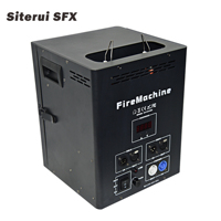 Machine à flammes réelles SITERUI SFX 200W, double sortie, hauteur de flamme 12m, contrôle DMX, modèle STR-G-04 pour grandes spectacles sur scène