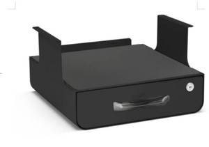 <span class=keywords><strong>Tiroir</strong></span> sous le bureau, <span class=keywords><strong>kit</strong></span> de <span class=keywords><strong>tiroir</strong></span> coulissant sous le bureau avec tablette pour ordinateur portable et tablette, organisateur de rangement de bureau, couleur noir et blanc - Product Image 2