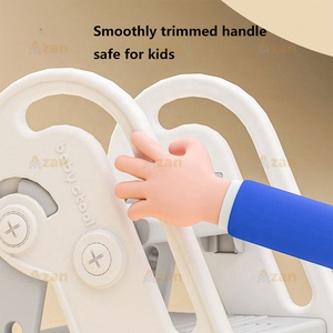 Petite <span class=keywords><strong>tour</strong></span> d'apprentissage en plastique pour enfant, réglable et pliable, échelle de salle de bain Montessori pour tout-petits, marchepied d'aide pour bébé - Product Image 4