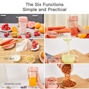 Nuevo Exprimidor Inalámbrico USB Recargable, Mini Exprimidor Eléctrico Portátil, Multifuncional, de Alta Velocidad, Gran Capacidad, Licuadora Doméstica - Product Image 4