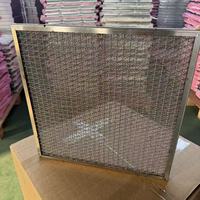 Filter Udara Pra-Penapis Logam Stainless Steel 304 yang Dapat Dicuci, Filter Utama yang Dapat Digunakan Kembali untuk Penyaringan Debu dan Lemak
