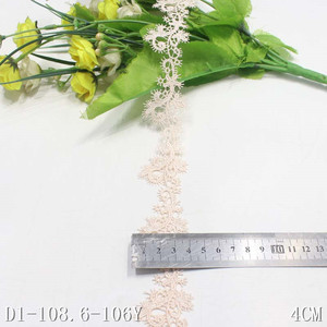 Encaje <span class=keywords><strong>de</strong></span> <span class=keywords><strong>Guipur</strong></span> <span class=keywords><strong>de</strong></span> Poliéster Bordado en Rosa Claro y Negro <span class=keywords><strong>de</strong></span> 4 cm <span class=keywords><strong>de</strong></span> Fábrica para Decoración <span class=keywords><strong>de</strong></span> Accesorios <span class=keywords><strong>de</strong></span> Ropa - Product Image 5