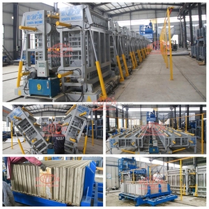 Machine de fabrication de panneaux muraux préfabriqués en béton léger Machine de fabrication de dalles à noyau creux en <span class=keywords><strong>polystyrène</strong></span> Machine de fabrication de murs en ciment - Product Image 6