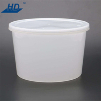 8Oz 12Oz 16Oz 24z 32Oz Plastic Lekvrije Cirkelvormige Voedselopslagcontainers Hete Soep Deli Container