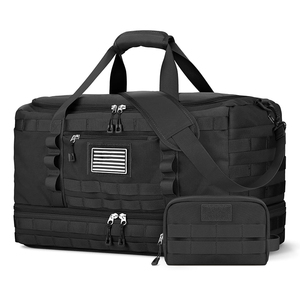 Organisateur médical portable avec compartiments indépendants transparents pour le rangement au bureau, sac de rangement pour premiers secours en polyester résistant à l'usure - Product Image 1