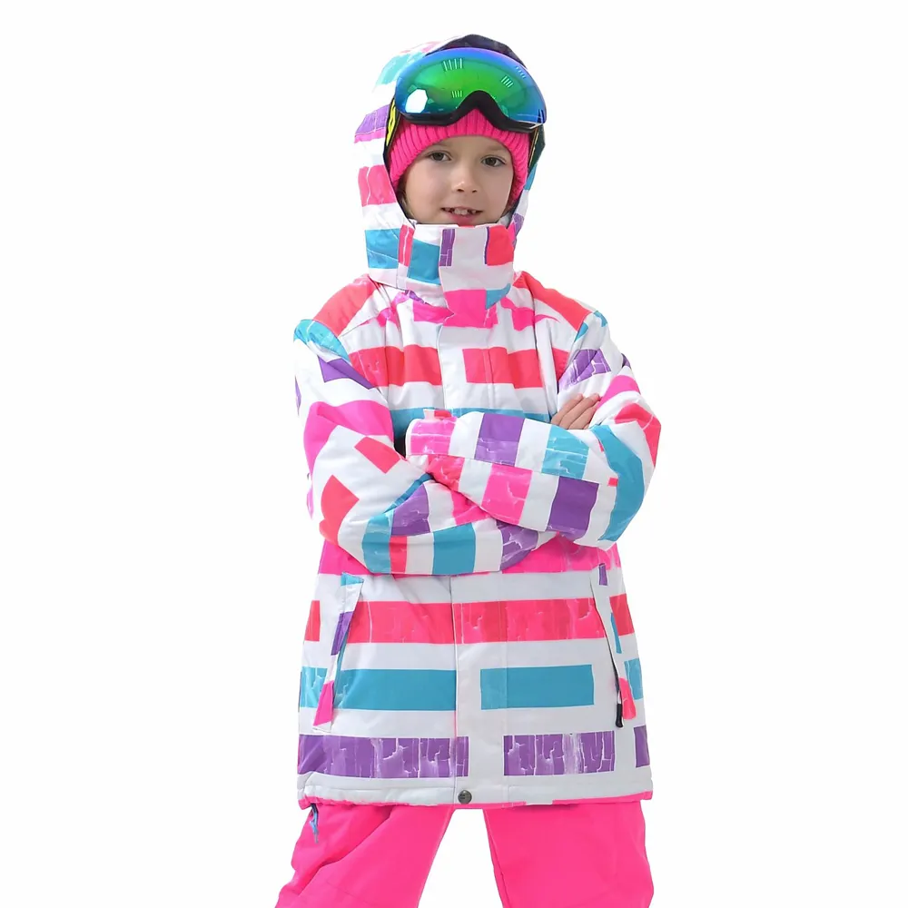 Hoge Kwaliteit Winter Buiten Winddicht Waterdicht Warm Snowboard Kids Ski Jas Ski Broek Skipak