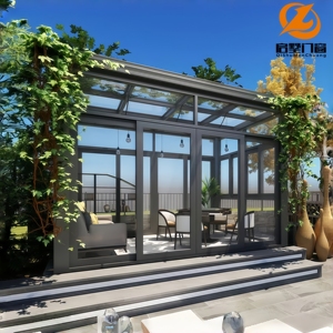 Veranda di Lusso Autoportante in Lega di Alluminio e Vetro, Design Moderno con Doppio Vetro Temperato, Facile Installazione, Utilizzo in Ogni Condizione Meteorologica - Product Image 2