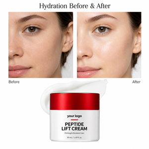 Crème Raffermissante Marque Blanche : Réduit les Rides, Affine la Texture, Hydratation Quotidienne à Absorption Rapide, Crème Visage Liftante aux Polypeptides - Product Image 4