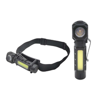 Wason Top vente XPE + COB 2 en 1 lampe frontale LED amovible magnétique Rechargeable multifonction extérieur léger lampe frontale torche