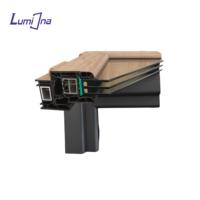 Ventanas de PVC Abatibles con Doble Acristalamiento, Aislamiento Térmico y Resistencia al Viento, Material UPVC, Personalizadas