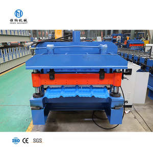 인기 있고 아름다운 유약 타일 제조 기계 스텝 타일 롤 성형 기계 - Product Image 5