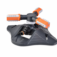 Arroseur de pelouse rotatif automatique à 350 degrés, buse d'irrigation de jardin en PP pour cour et champ