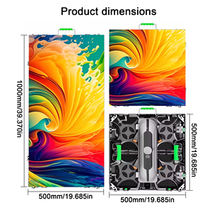จอแสดงผล LED สำหรับงานอีเว้นท์ให้เช่า รุ่นใหม่ P2.9 วิดีโอวอลล์ ฉากหลังเวทีคอนเสิร์ตในร่ม พร้อมพาวเวอร์เซลเลอร์ส สำหรับใช้งานกลางแจ้ง ขนาด 500 x 500 - Product Image 3