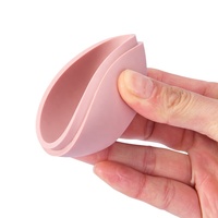 Plateau de service à glace rond en silicone, pour boules de crème glacée réutilisable, de grande taille de 2.5 pouces, 4 pièces